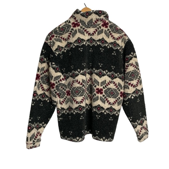 Wrangler COZY soft western, rustic, Santa Fe, zip up fleece size 14/16 - Picture 2 of 7